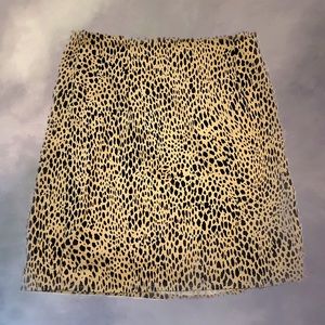Brandy Melville Leopard Print Skirt
